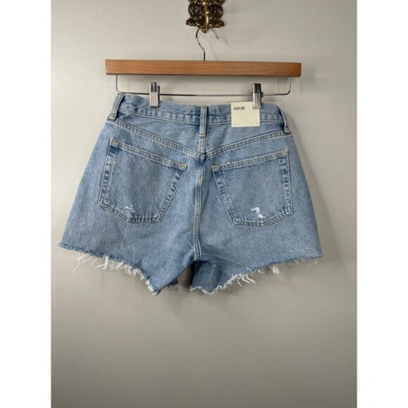 AGOLDE Parker Long Denim Short in Swapmeet Size 26 NWT 138 - Picture 4 of 5
